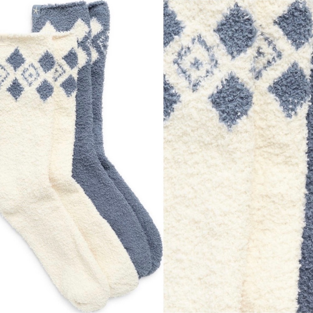 NEW Barefoot Dreams 2-Pack Cozychic Socks